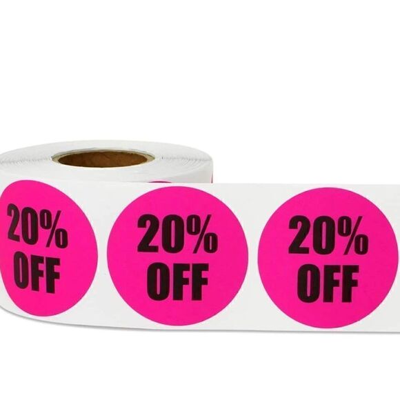 Adhesive stickers 100pcs    - Picture 1 of 4